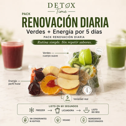 PACK RENOVACIÓN DIARIA