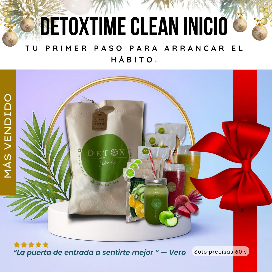 DETOXTIME CLEAN INICIO | Tu Primer Pack para Arrancar el Hábito. (3 Sabores, Cero Aburrimiento).