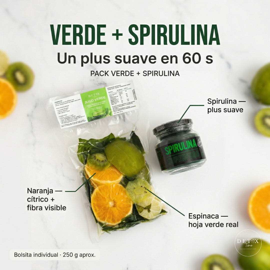 PACK VERDE + SPIRULINA