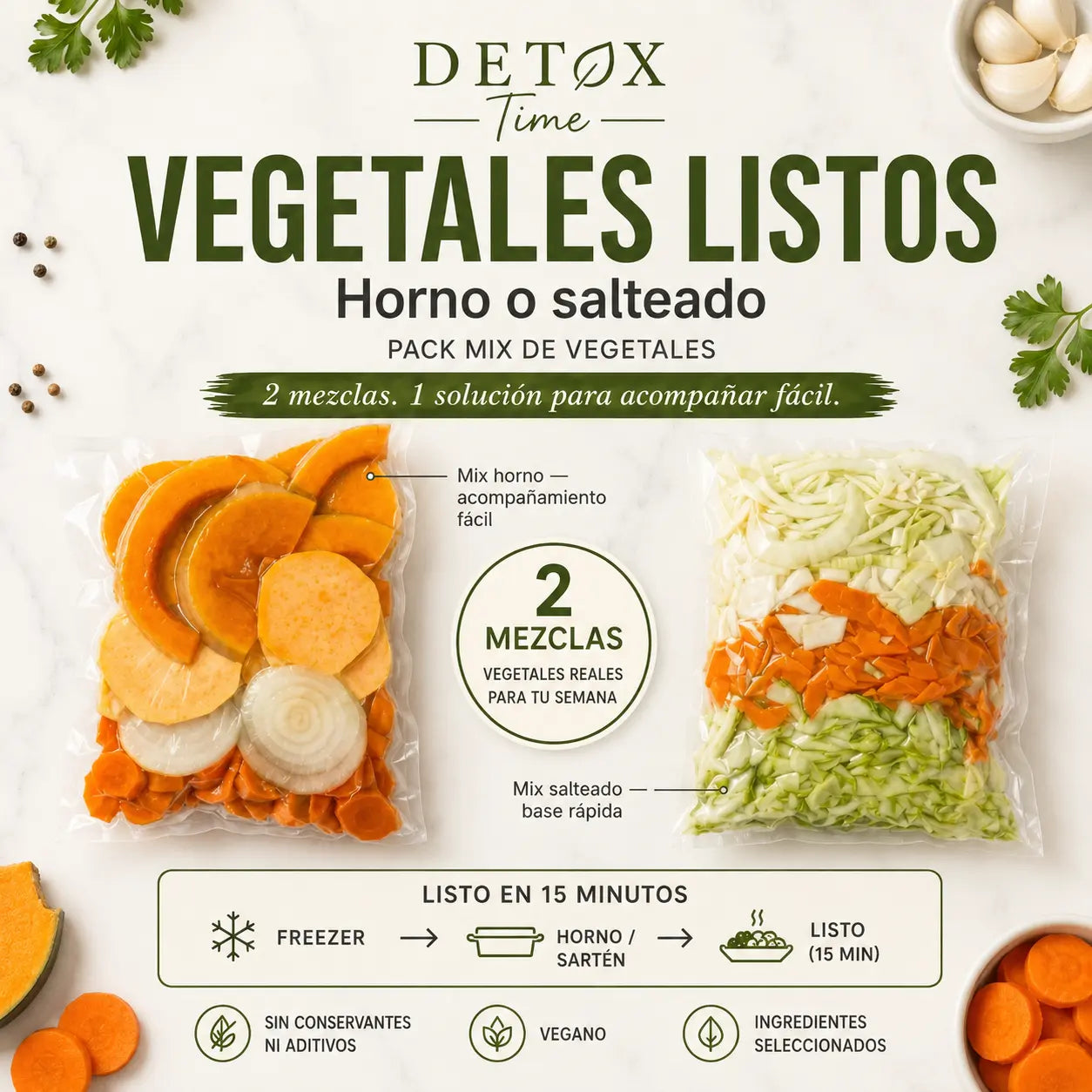 PACK MIX DE VEGETALES HORNO/SALTEADOS