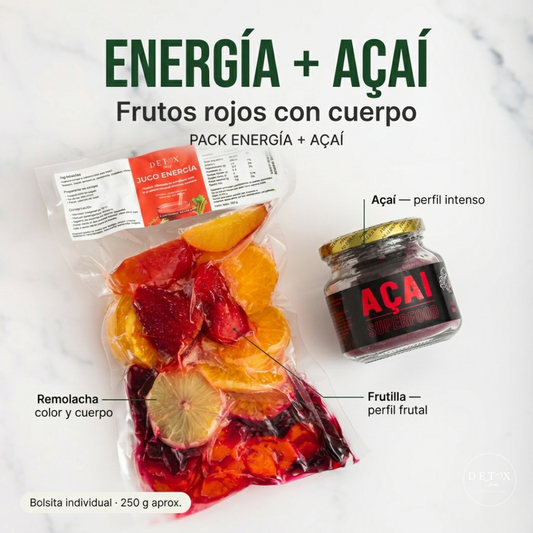 PACK ENERGÍA + AÇAÍ