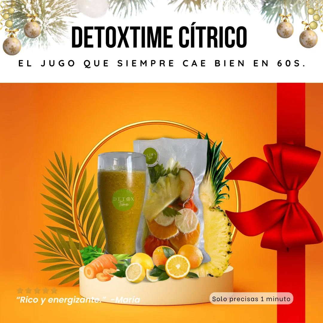 DETOXTIME CÍTRICO | El Jugo que Siempre Cae Bien en 60s. (Defensas altas, manos limpias).