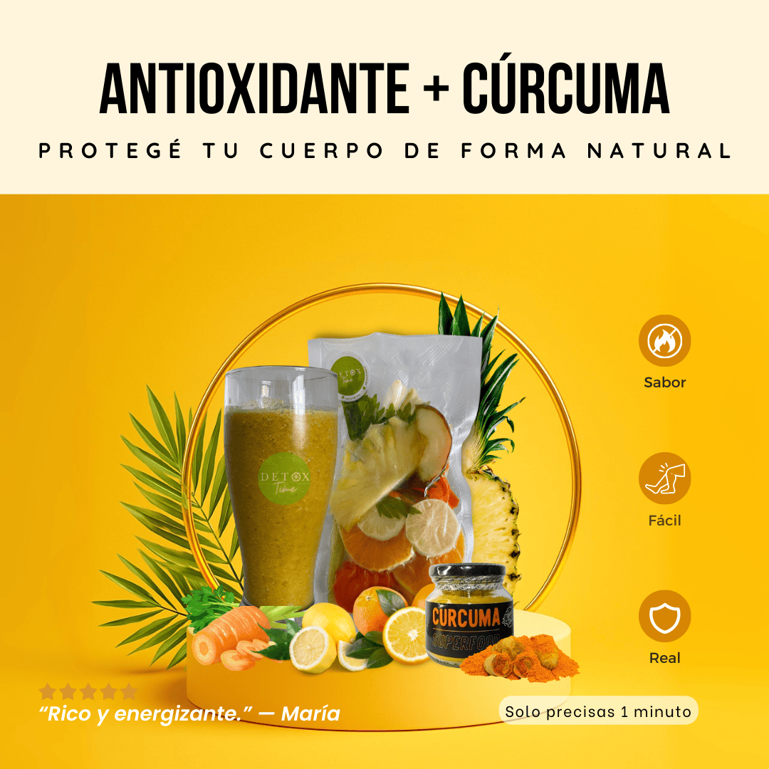 Pack Antiox con cúrcuma