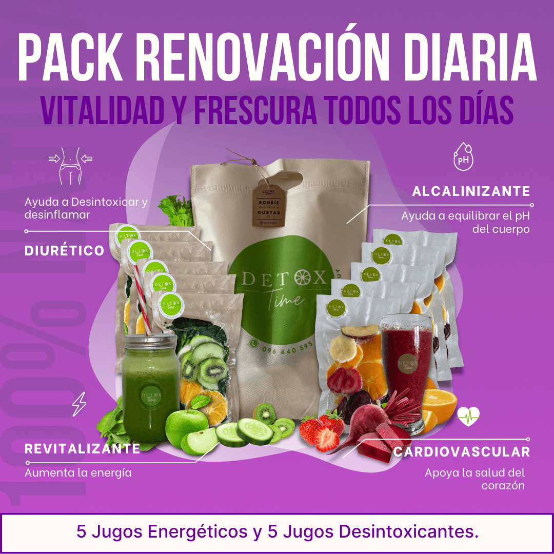 Pack Renovación: Energía & Depuración Diaria