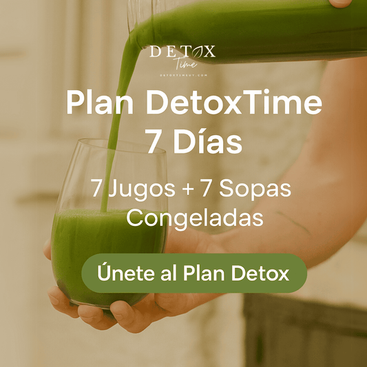 Plan Detox Semanal: jugos + sopas listos para cuidarte cada día