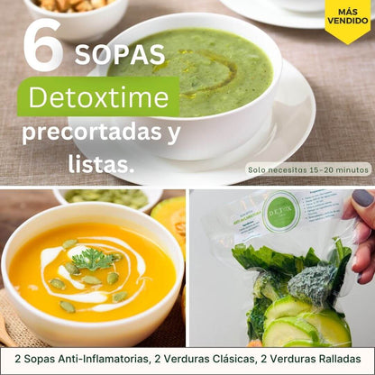 Pack - Surtido de Sopas DetoxTime (6 Sopas)