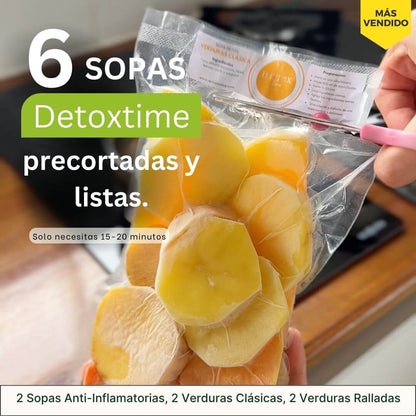 Pack - Surtido de Sopas DetoxTime (6 Sopas)