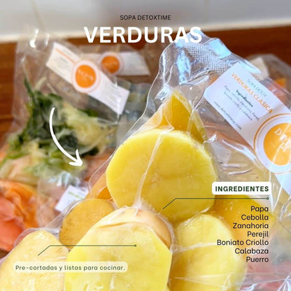 Pack - Surtido de Sopas DetoxTime (6 Sopas)
