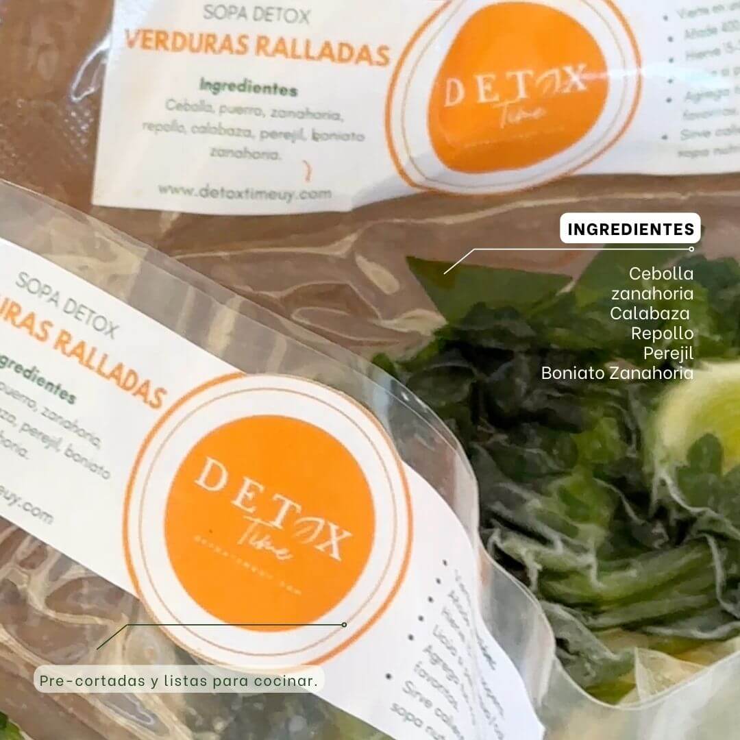 Mix de jugos y Sopas Detoxtime