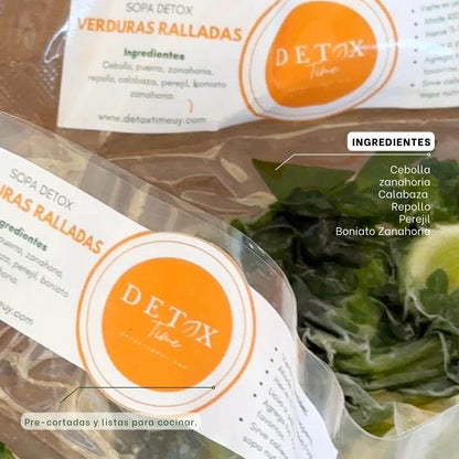 Pack - Surtido de Sopas DetoxTime (6 Sopas)