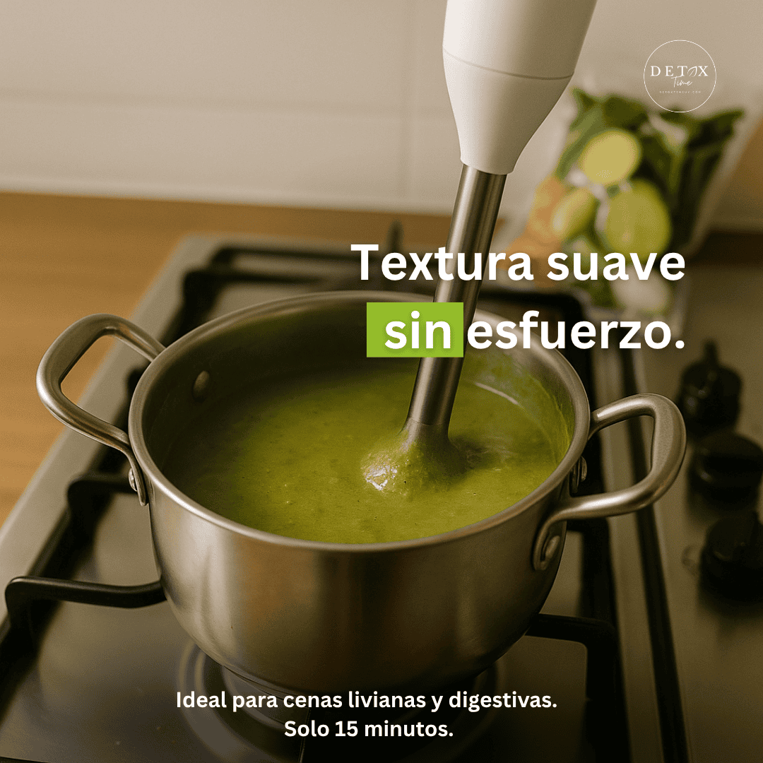 Sopa de verduras ligera