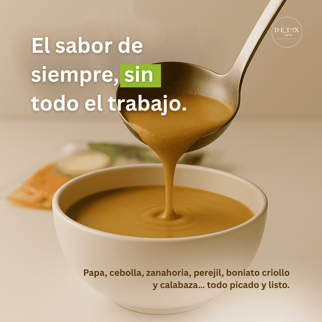 Sopa Clásica de Verduras DetoxTime