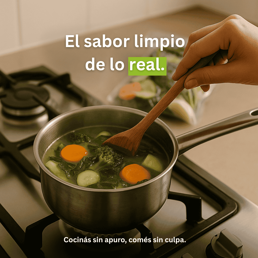 Sopa de verduras ligera