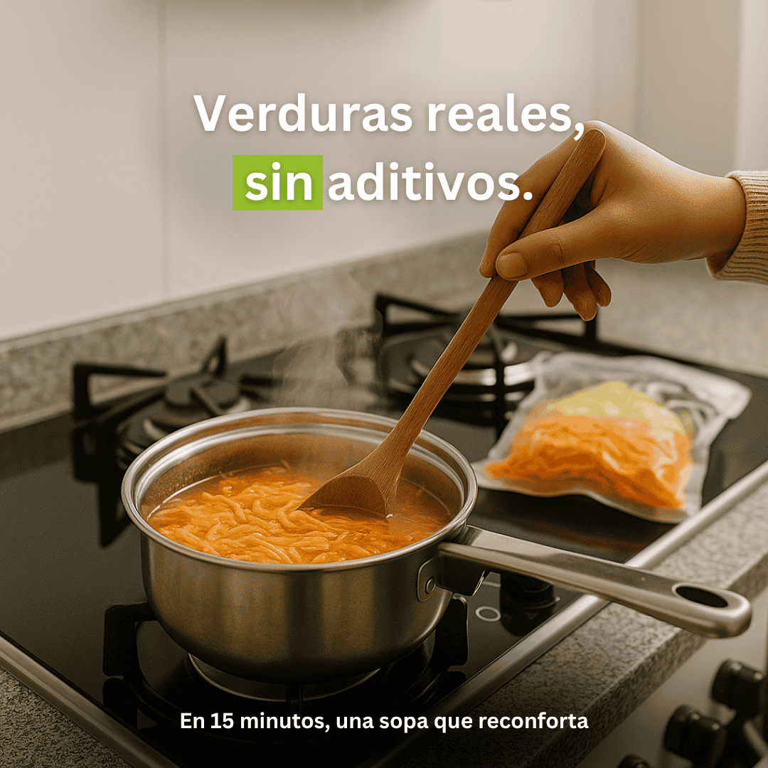 Sopa de Verduras Ralladas DetoxTime