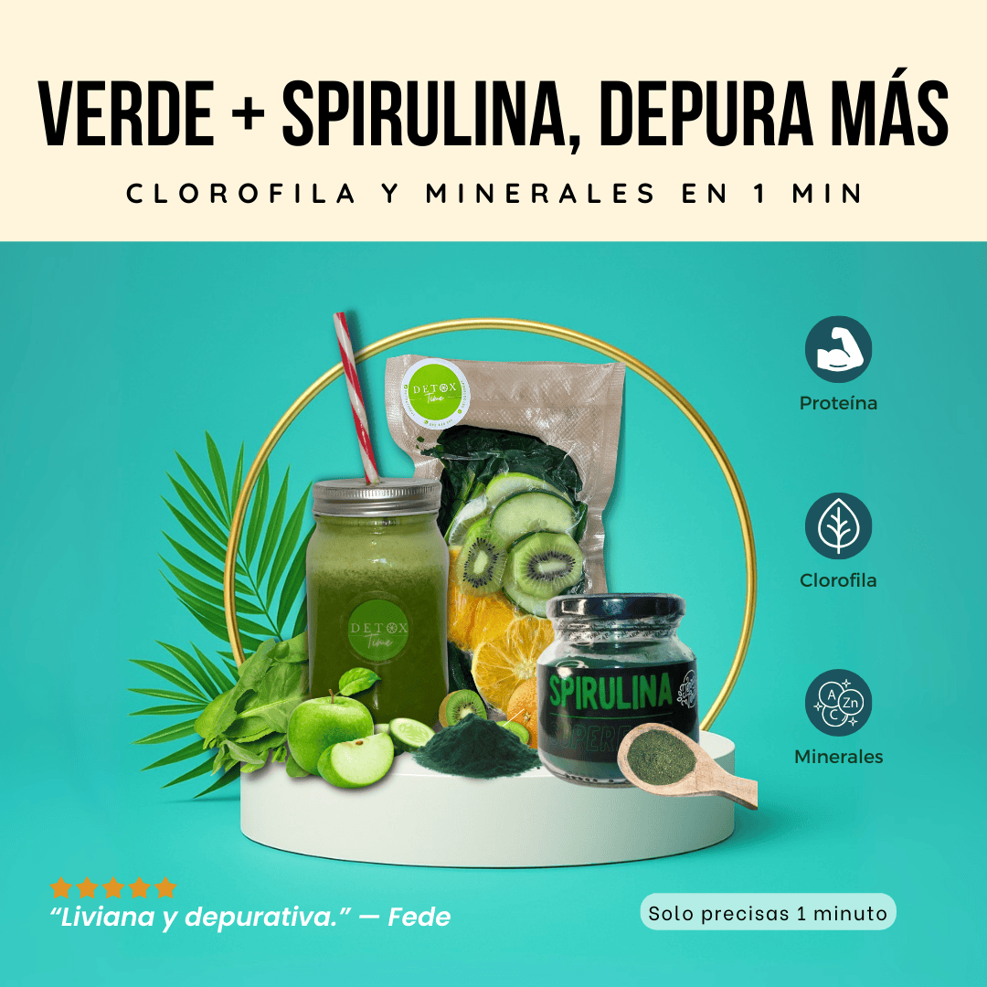 Pack Desintoxicante Potenciado con Spirulina