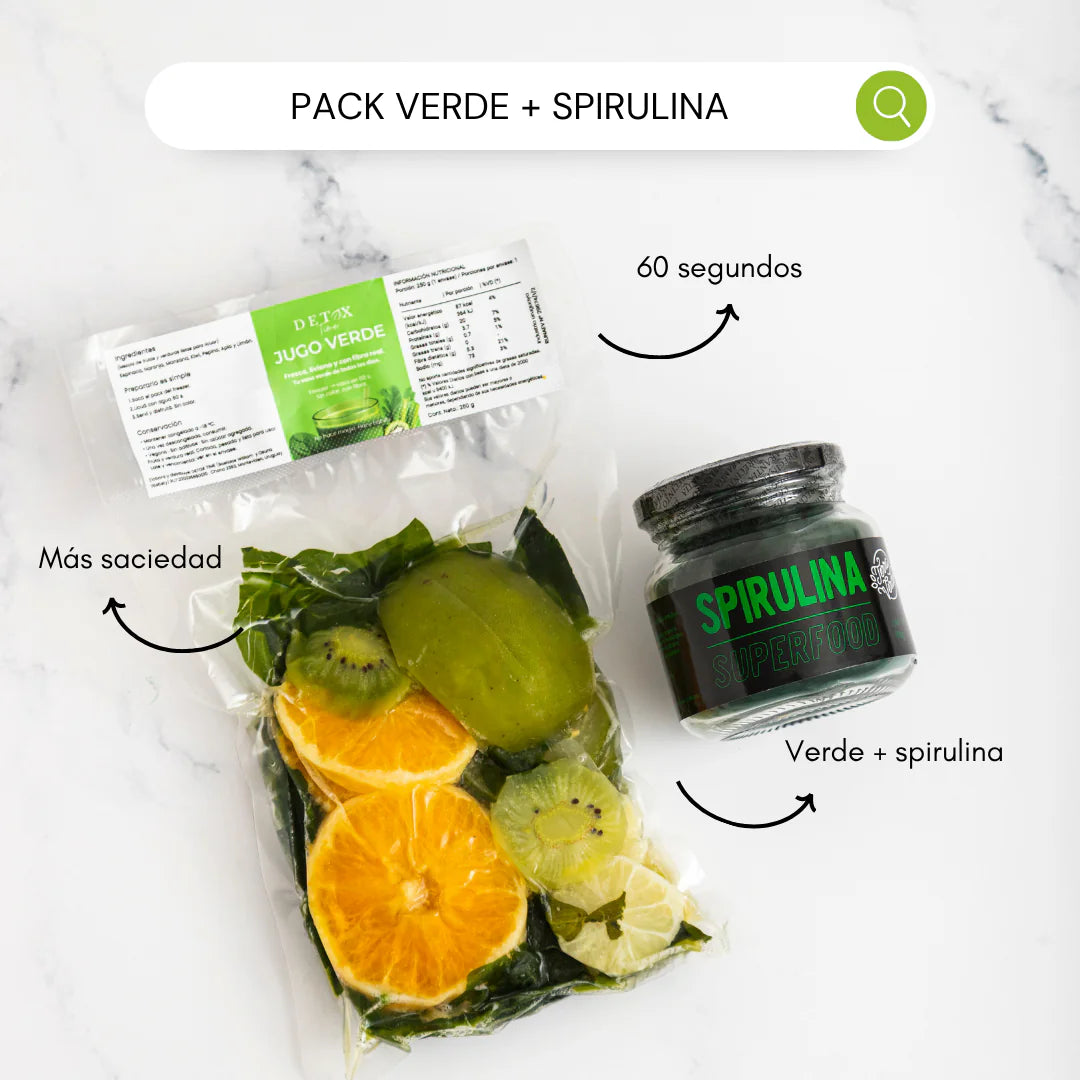 PACK VERDE + SPIRULINA