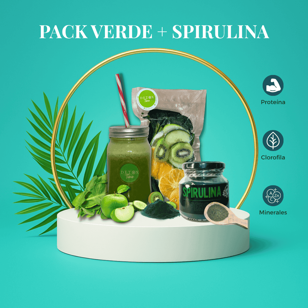 Pack Desintoxicante Potenciado con Spirulina