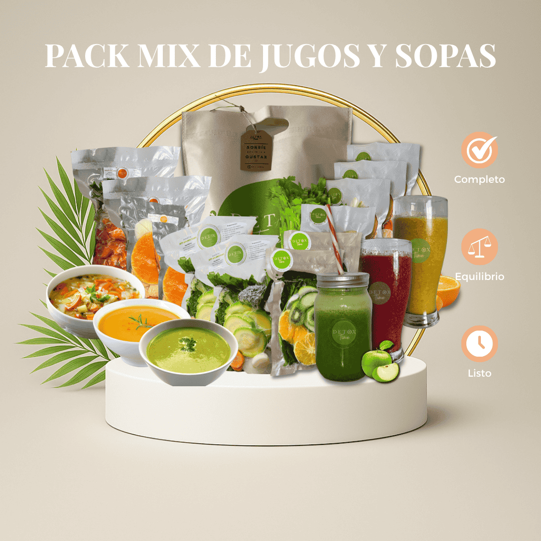 Mix de jugos y Sopas Detoxtime