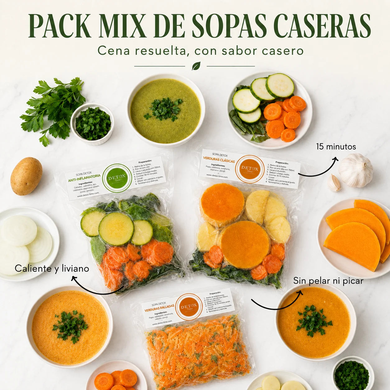 PACK MIX DE SOPAS CASERAS