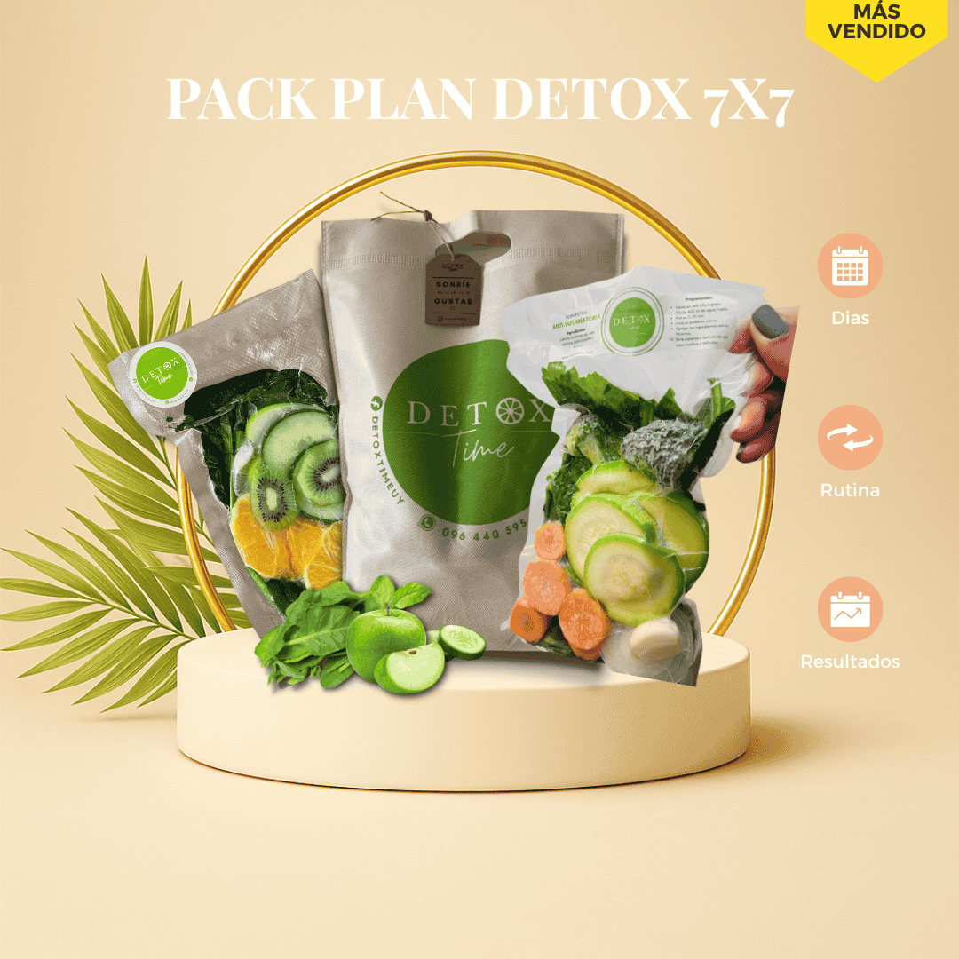 Plan Detox 7x7: jugos + sopas listos para cuidarte cada día