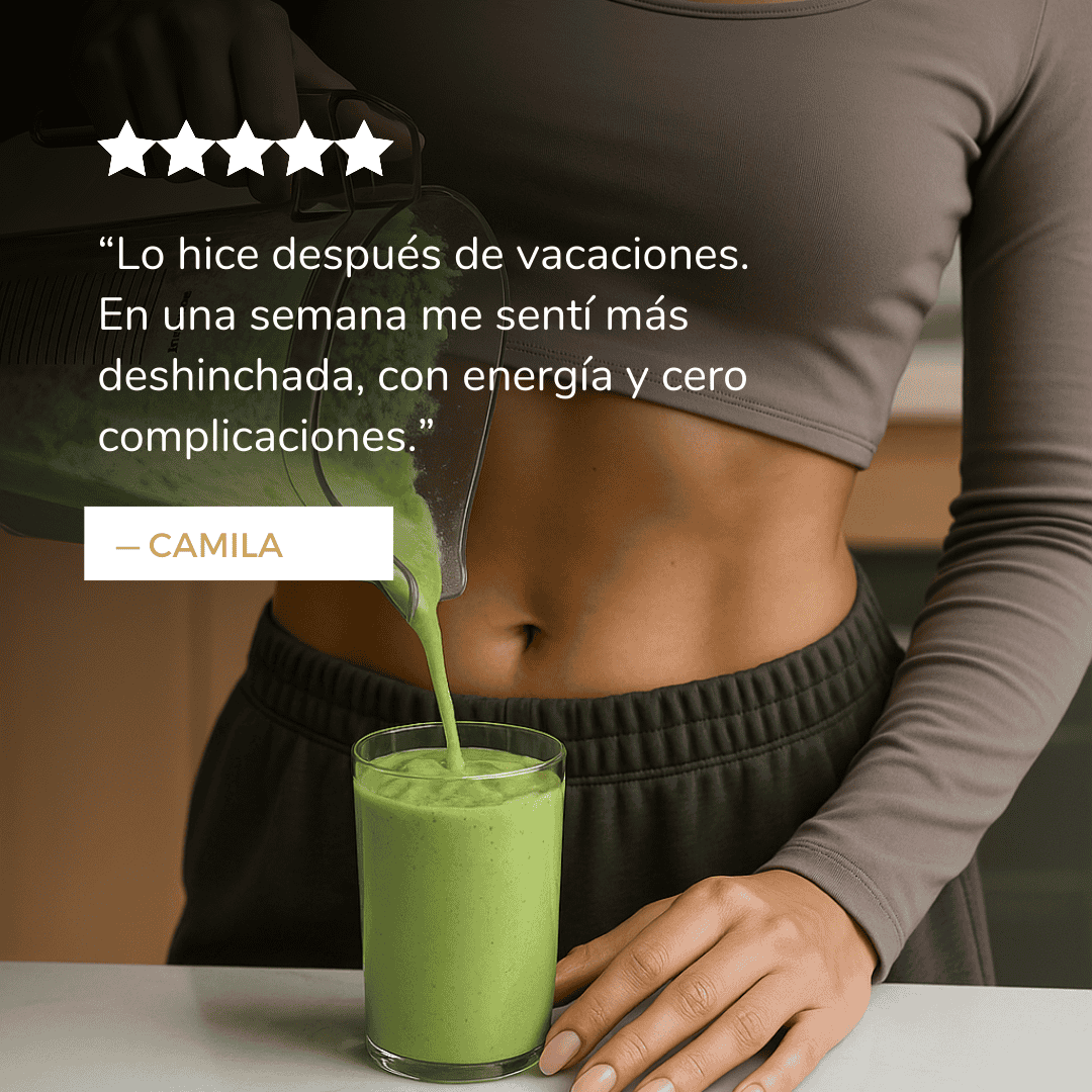 Plan Detox 7x7: Jugos + Sopas en minutos